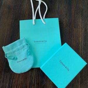 Tiffany box, bag and pouch